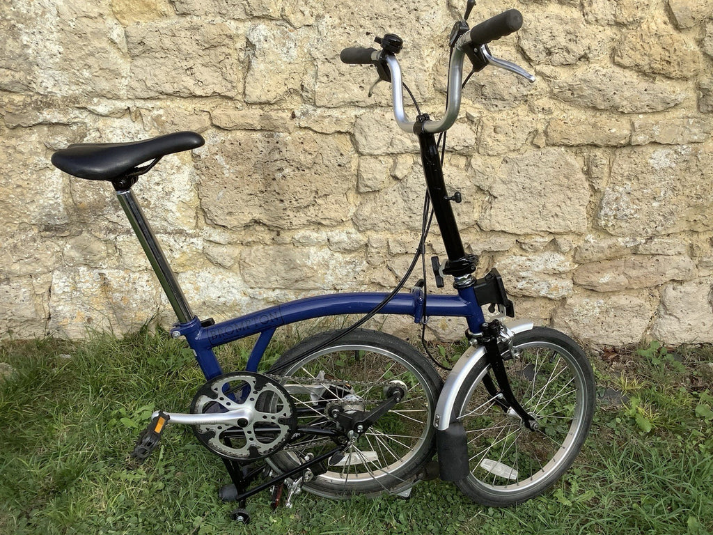 Brompton M3L Folding Bike - Blue - UK DELIVERY