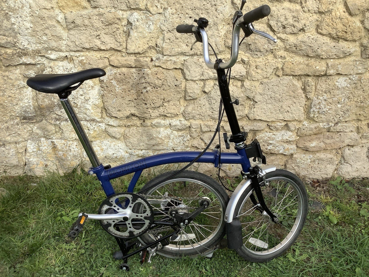 Brompton M3L Folding Bike - Blue - UK DELIVERY