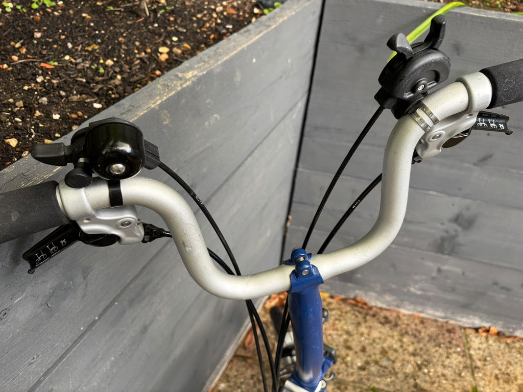 Brompton H6L C Line 6 Speed Folding Bicycle in Cobalt Blue - Light Leisure Use