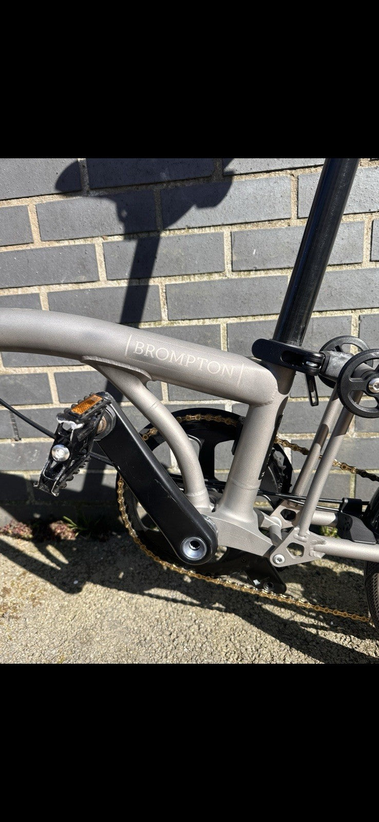 Brompton T Line, 4 Speed, First Edition, Titanium and Carbon, Folding Bike