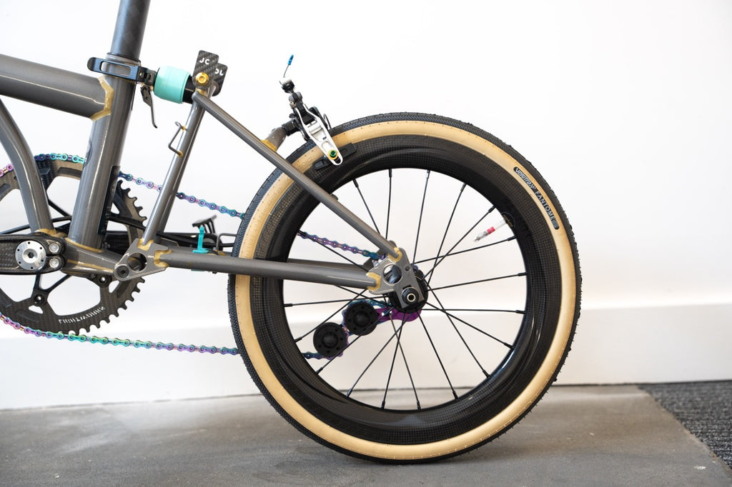 Brompton 7.7kg THM Extralite Ridea NOV SMC JCP 3D Print Ti KCNC Carbon eebrakes