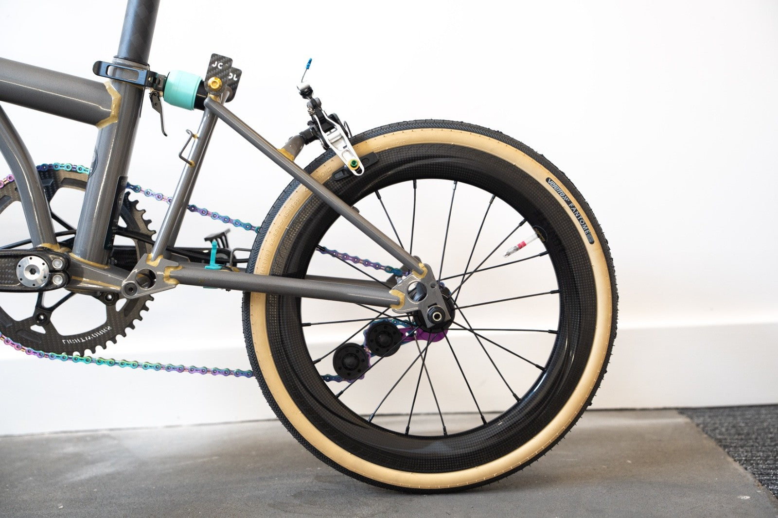 Brompton 7.7kg THM Extralite Ridea NOV SMC JCP 3D Print Ti KCNC Carbon eebrakes