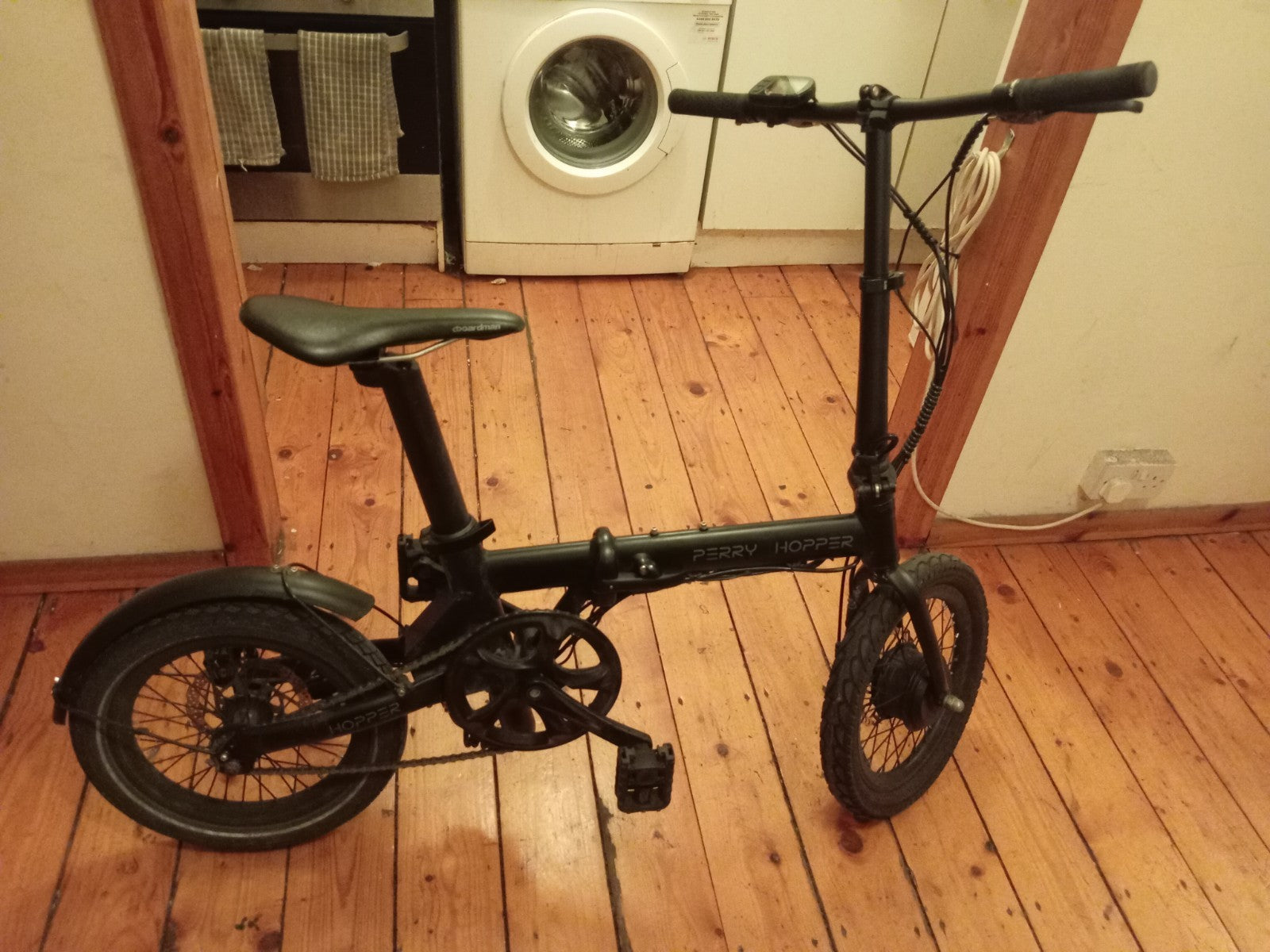 Perry Ehopper 16 Inch Wheel Electric Folding Foldable Commuter Bike Bicycle