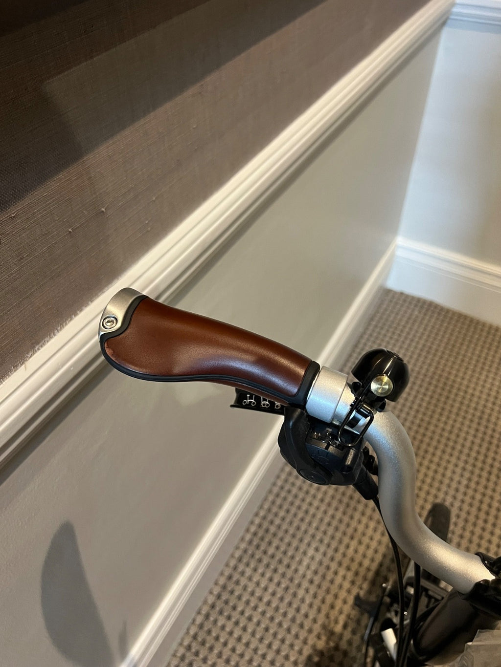 Black Brompton Folding Bike - 2019 M-Type, 6-Speed - Excellent Condition