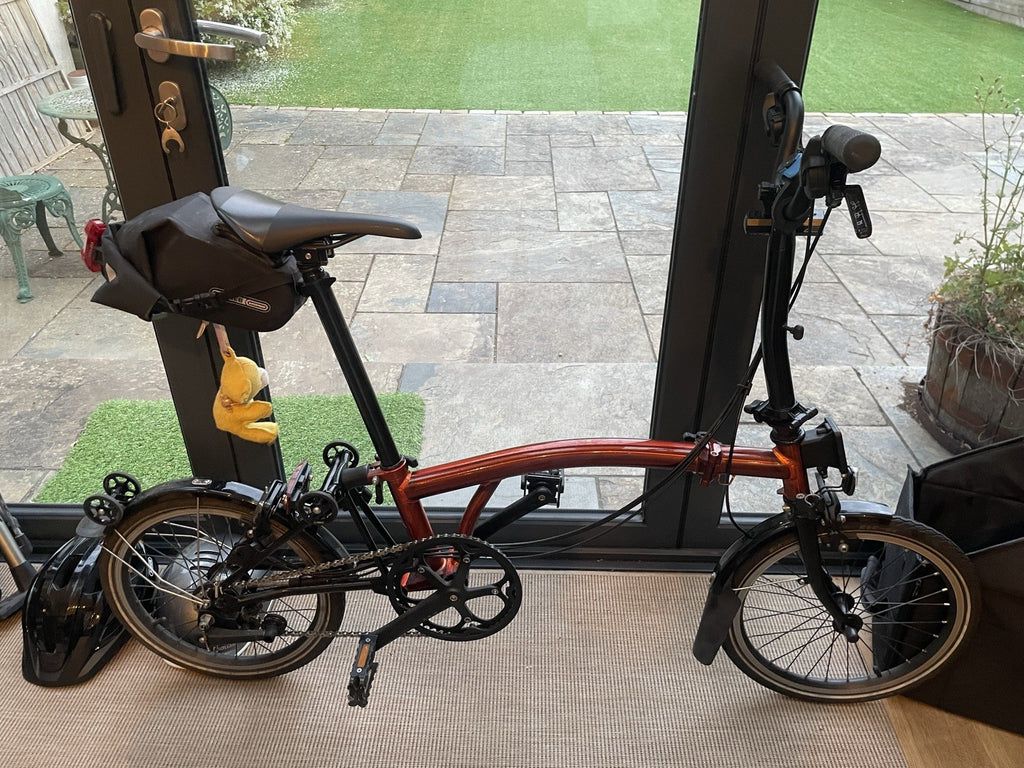 Brompton M6L 2021 Black Edition Flame Lacquer - BIKE ONLY