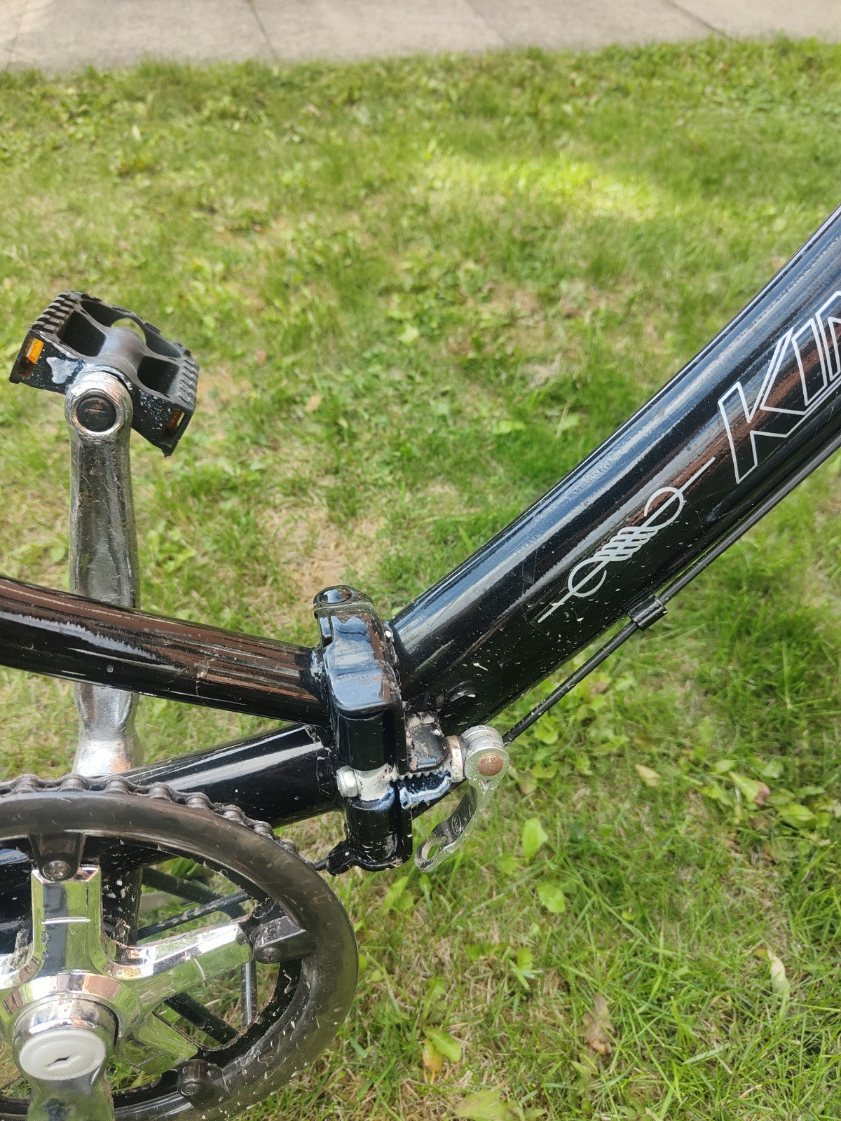Kingston 20in Folding Bike 6-Speed Black/Silver Rear Rack Fenders + EXTRA'S