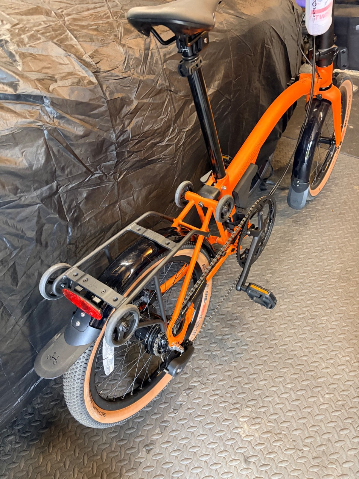 Brompton G-Line Folding Bike Sml Adventure Orange **Unridden**