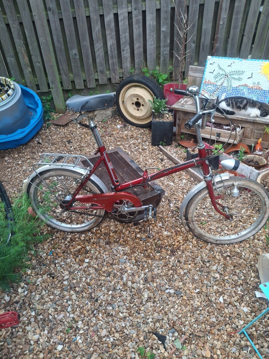 Elswick Vintage Folding Bicycle English Model All Original Project