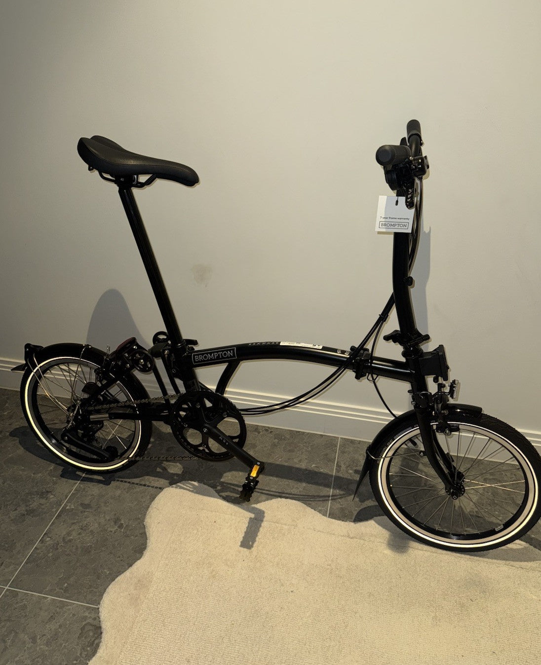 Brompton C Line 12 Speed Mid Bar Matt Black 2026 New Never Used In Box