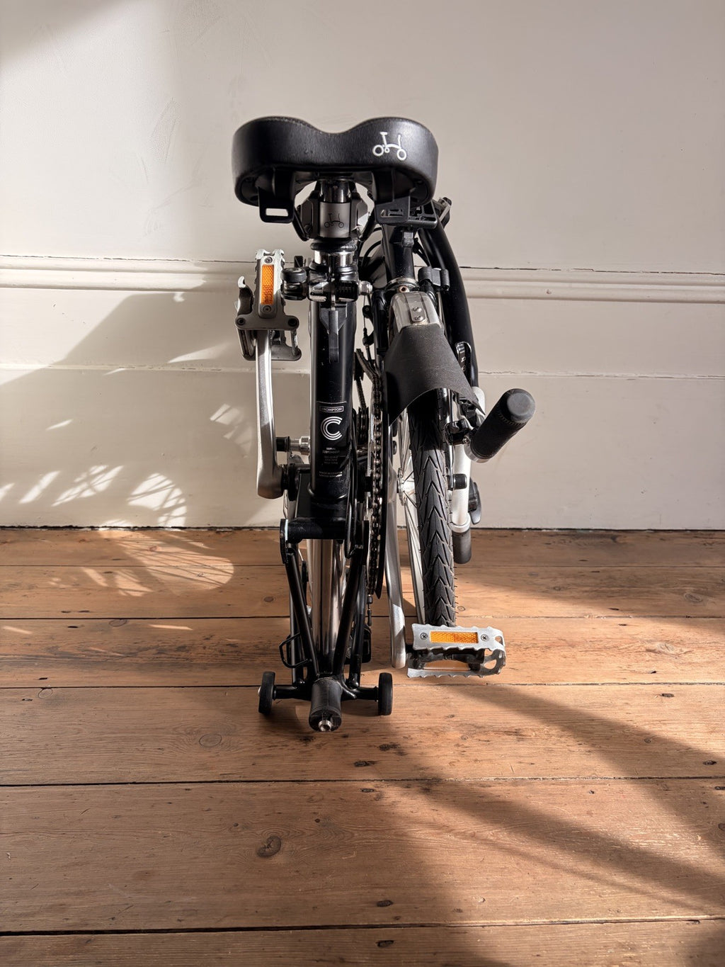 Brompton C Line 2 speed black folding bicycle 2022