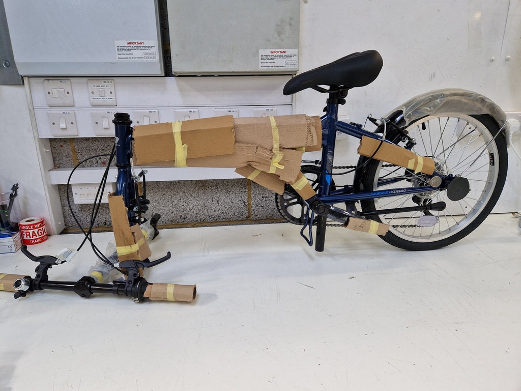 Apollo Transport Compact Folding 20" Wheels Steel 6-Speed Bike - Navy [Marked]