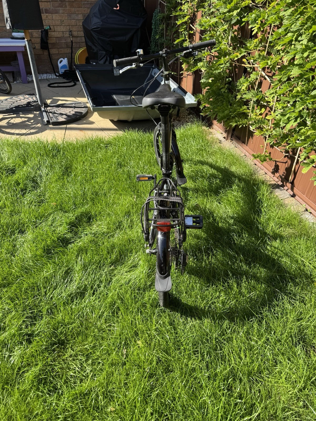 Dahon Folding Bike 20in Black/Green V-Brakes Rear Rack Mudguards