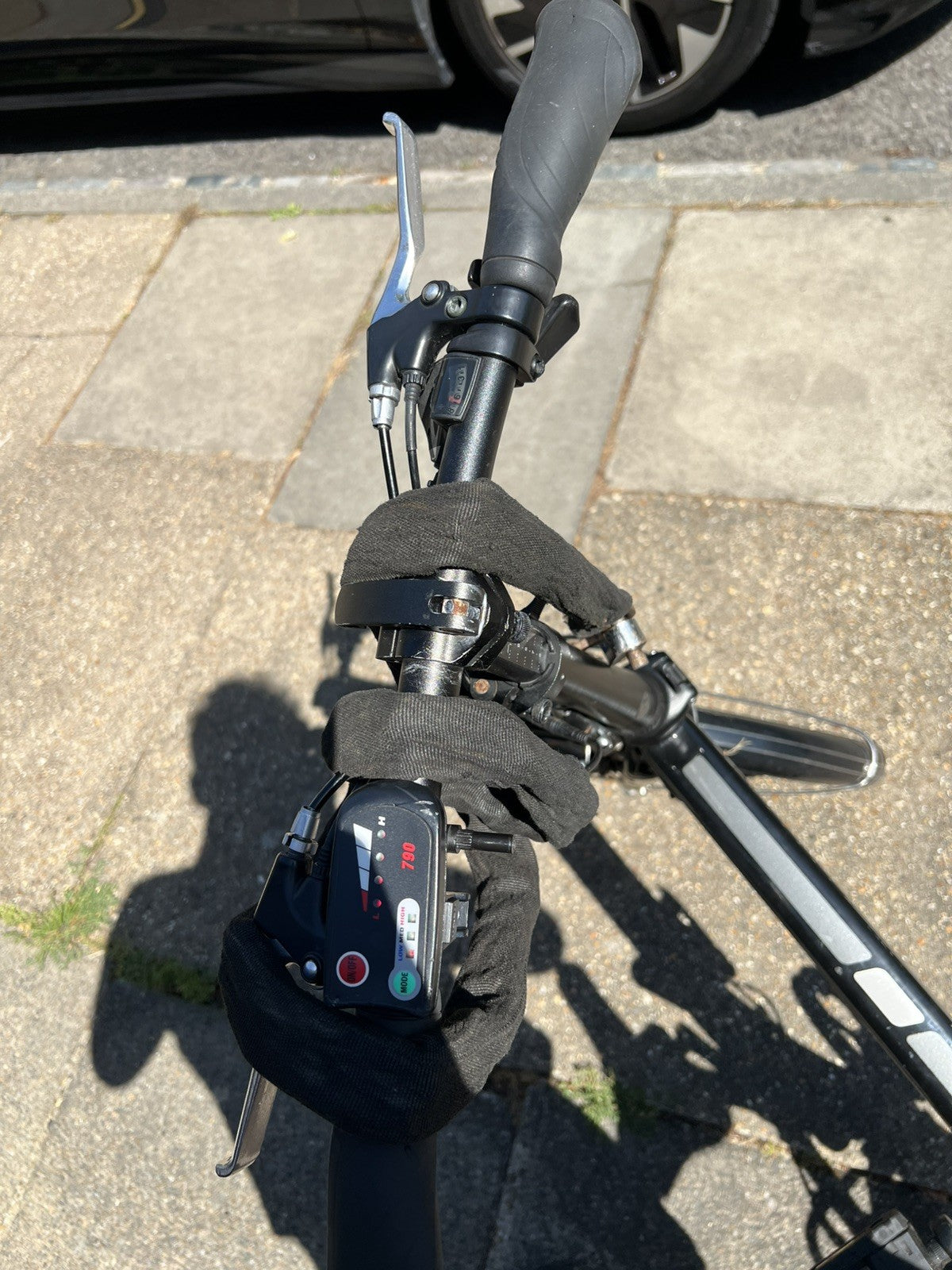 Carrera Crosscity E 20in Folding bike Black/Green collection Greenwich