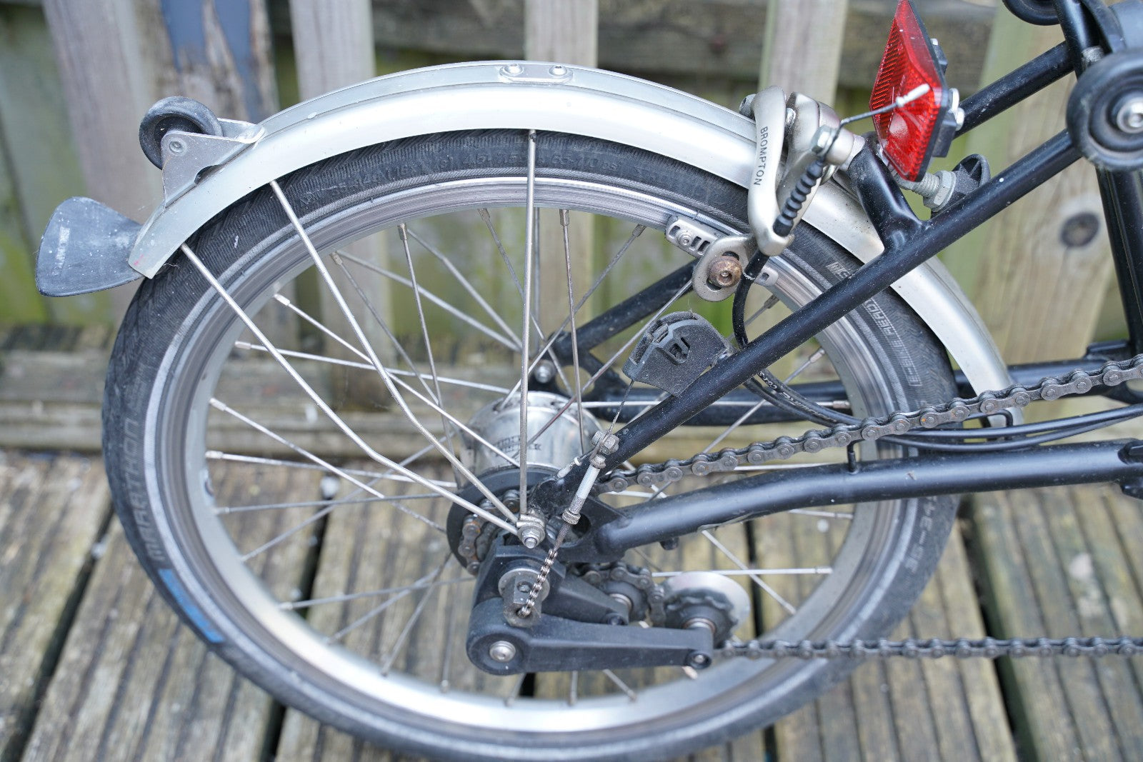 Brompton M3L Folding Bike 3-Speed Black 2016