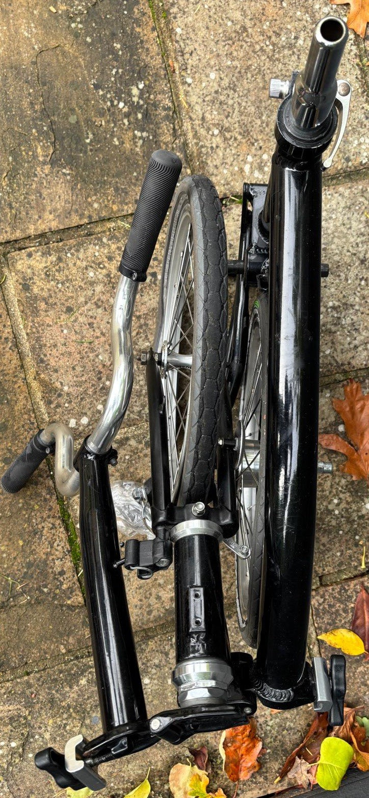 Project Folding Bike includes Genuine Brompton Front Forks SA 3 speed wheel set