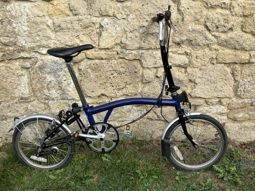 Brompton M3L Folding Bike - Blue - UK DELIVERY