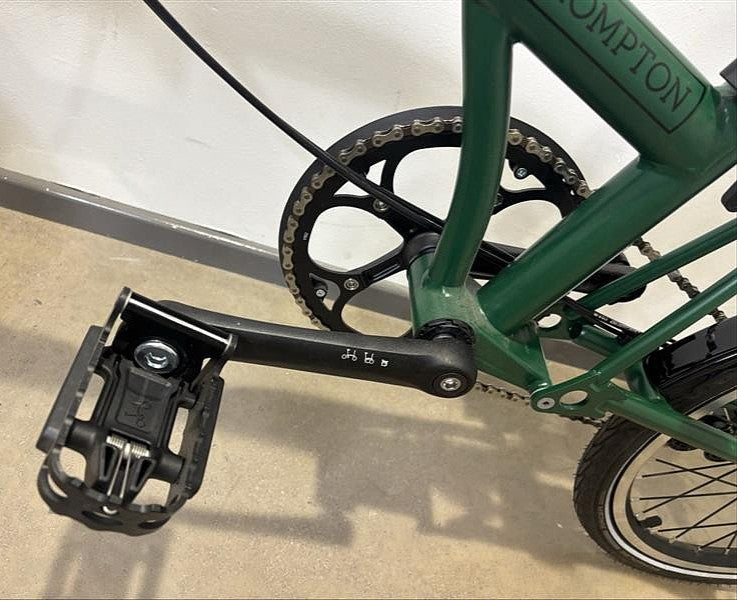 Brompton C Line 2 Speed 2023 Mid Handlebar Folding Bike - Racing Green