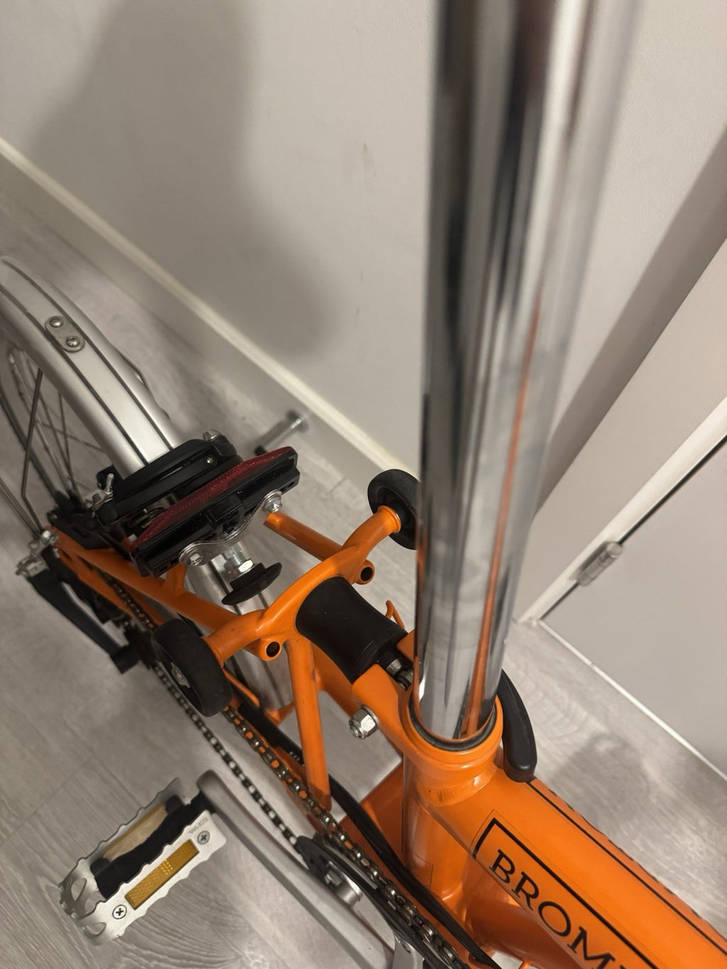 Brompton 2010 6 Speed C Line Orange Great Condition Fully Working Condition