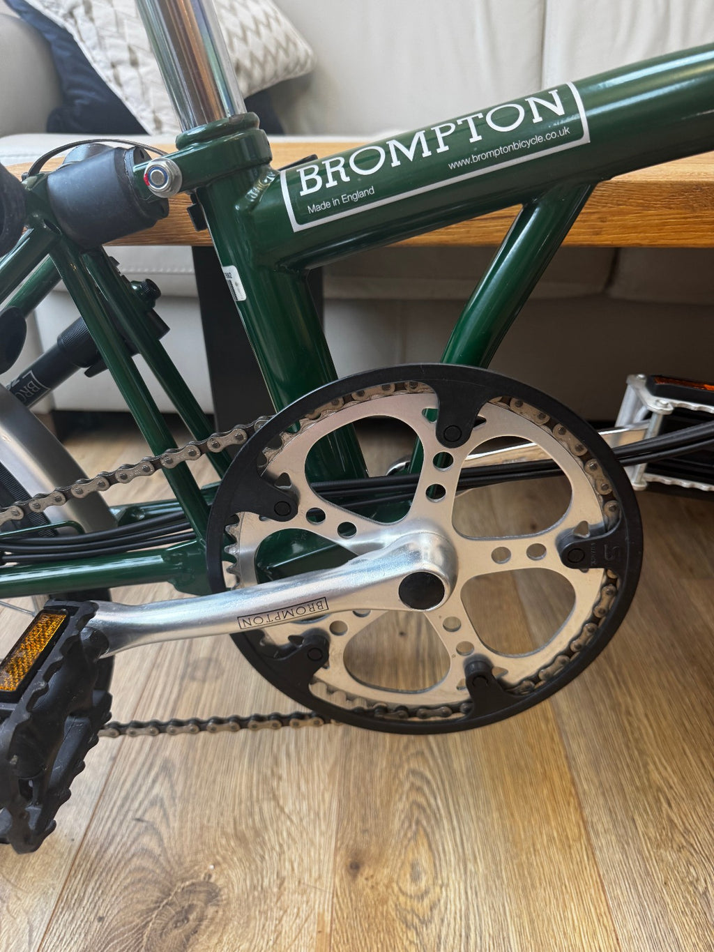 Classic 6-Speed Brompton Folding Bicycle A - Racing Green - MINT