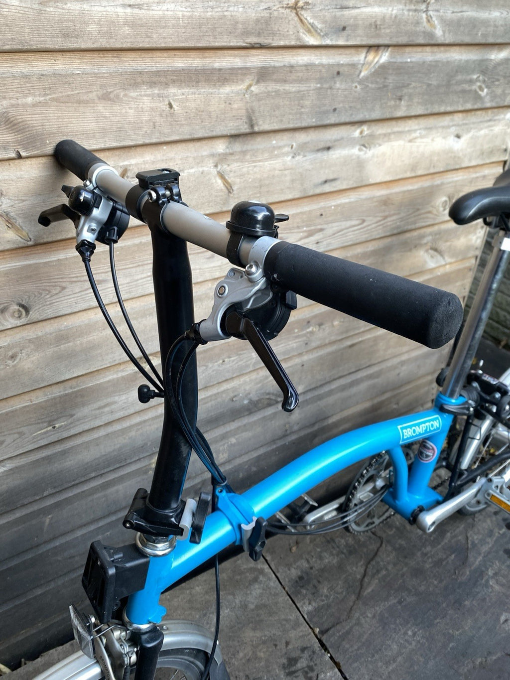 Brompton Folding Bike Blue