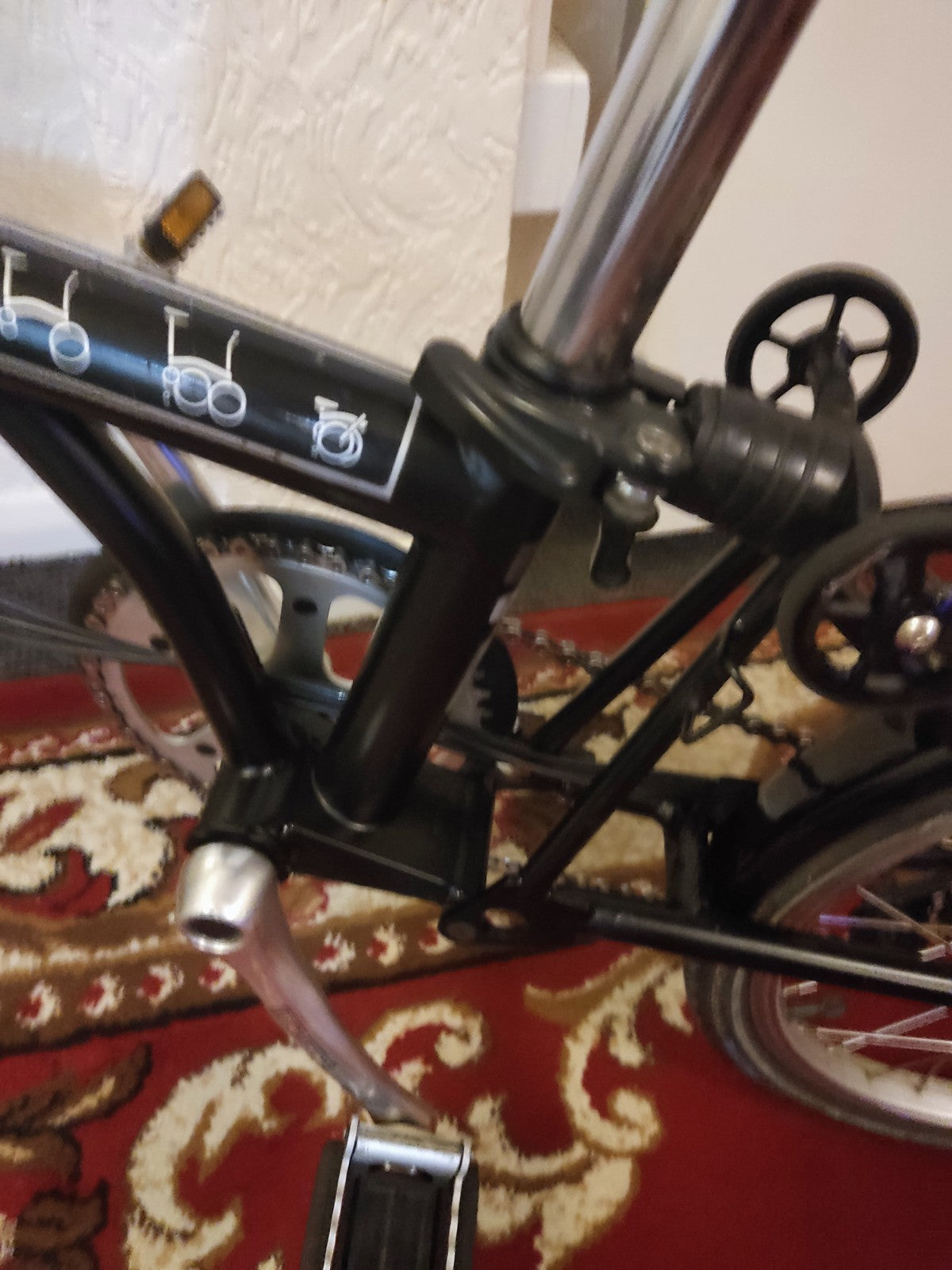 Folding Bikes Brompton 6 Speed Folding Bike Lightweight Aluminum Alloy