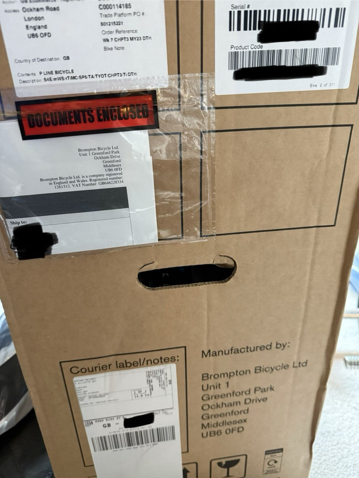 Brompton x CHPT3 4th Edition Bicycle New, Boxed, Never Ridden No 2/311 made