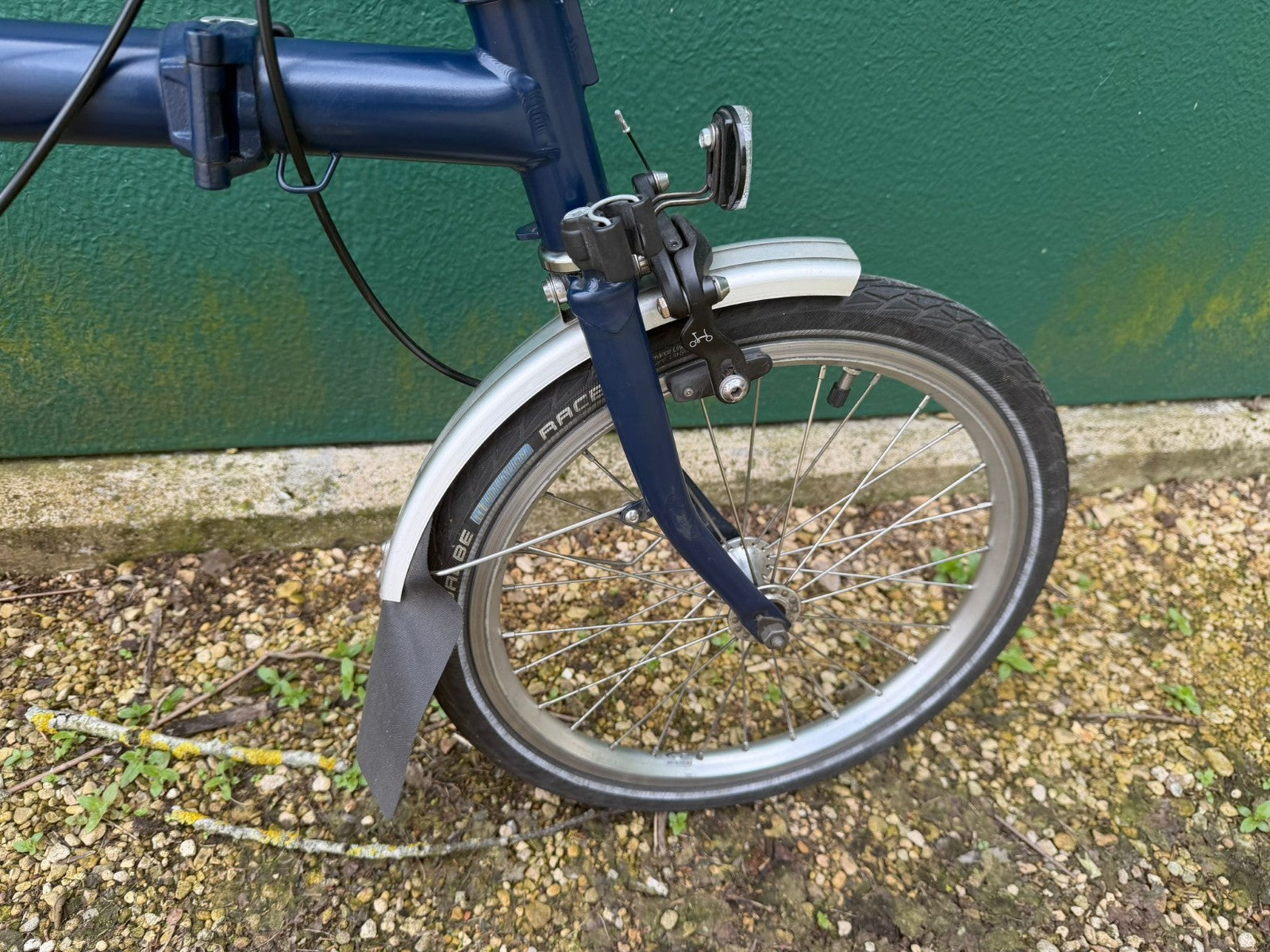 Brompton C Line M3L (3 Speed)  folding bicycle - Tempest  Blue