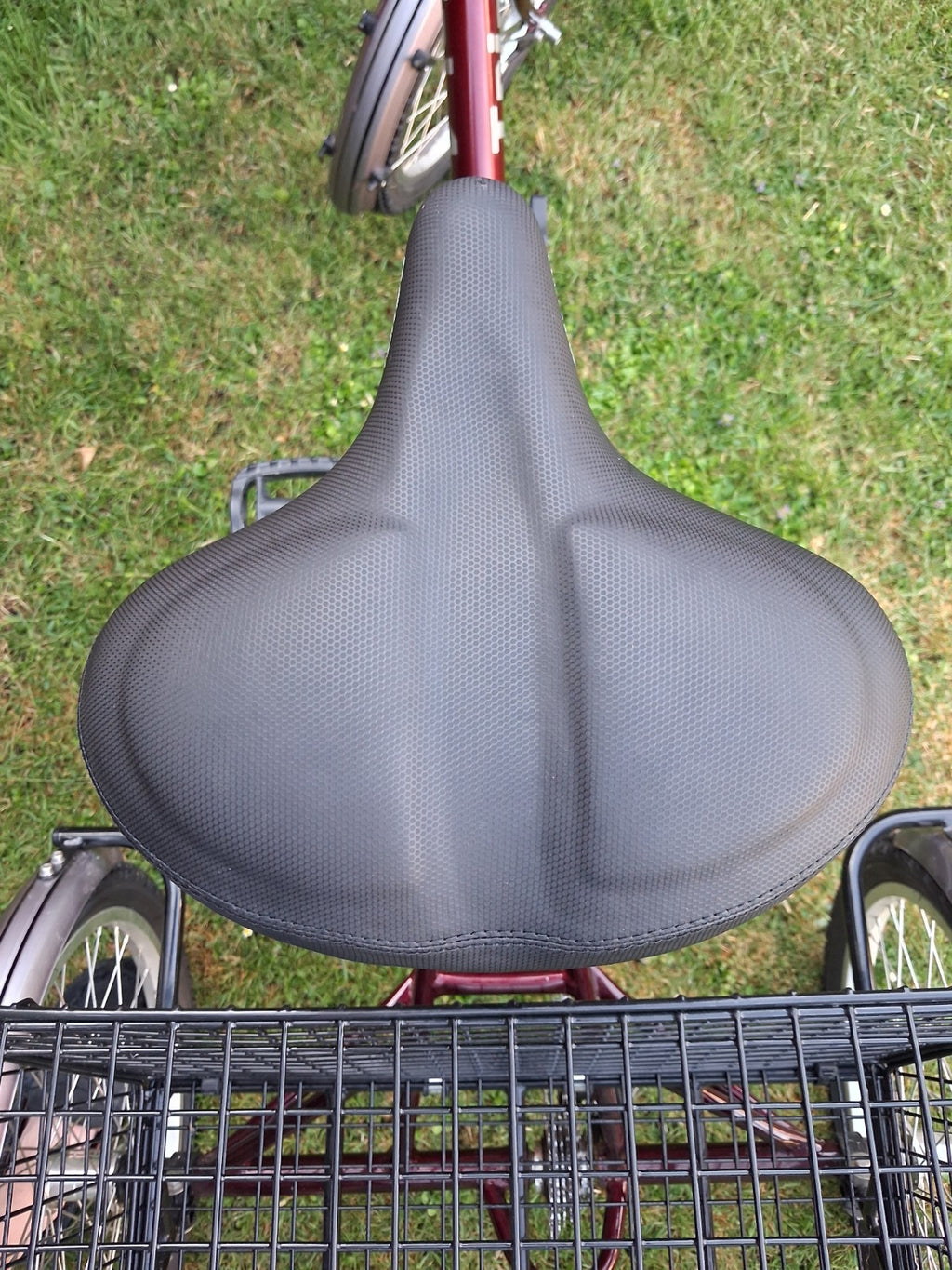 PASHLEY - Tri-1 Folding Adult Trike Burgundy Red