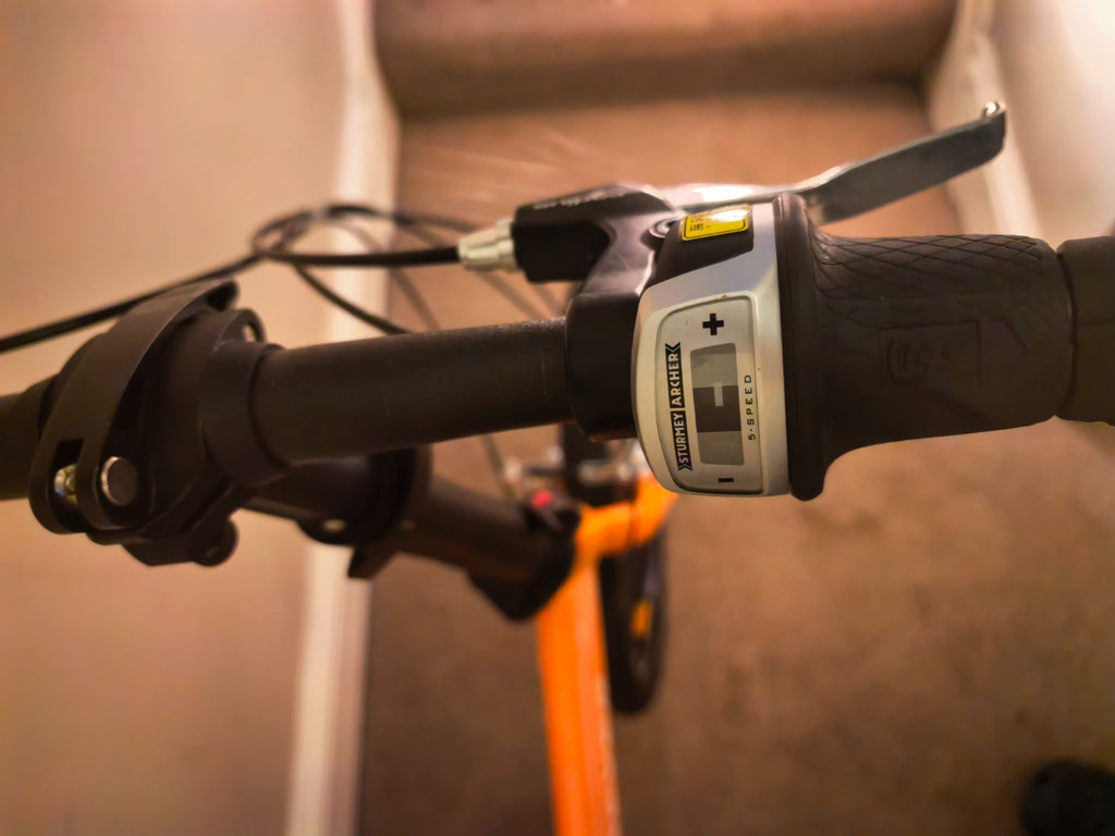 Forever adult folding bike orange great condition