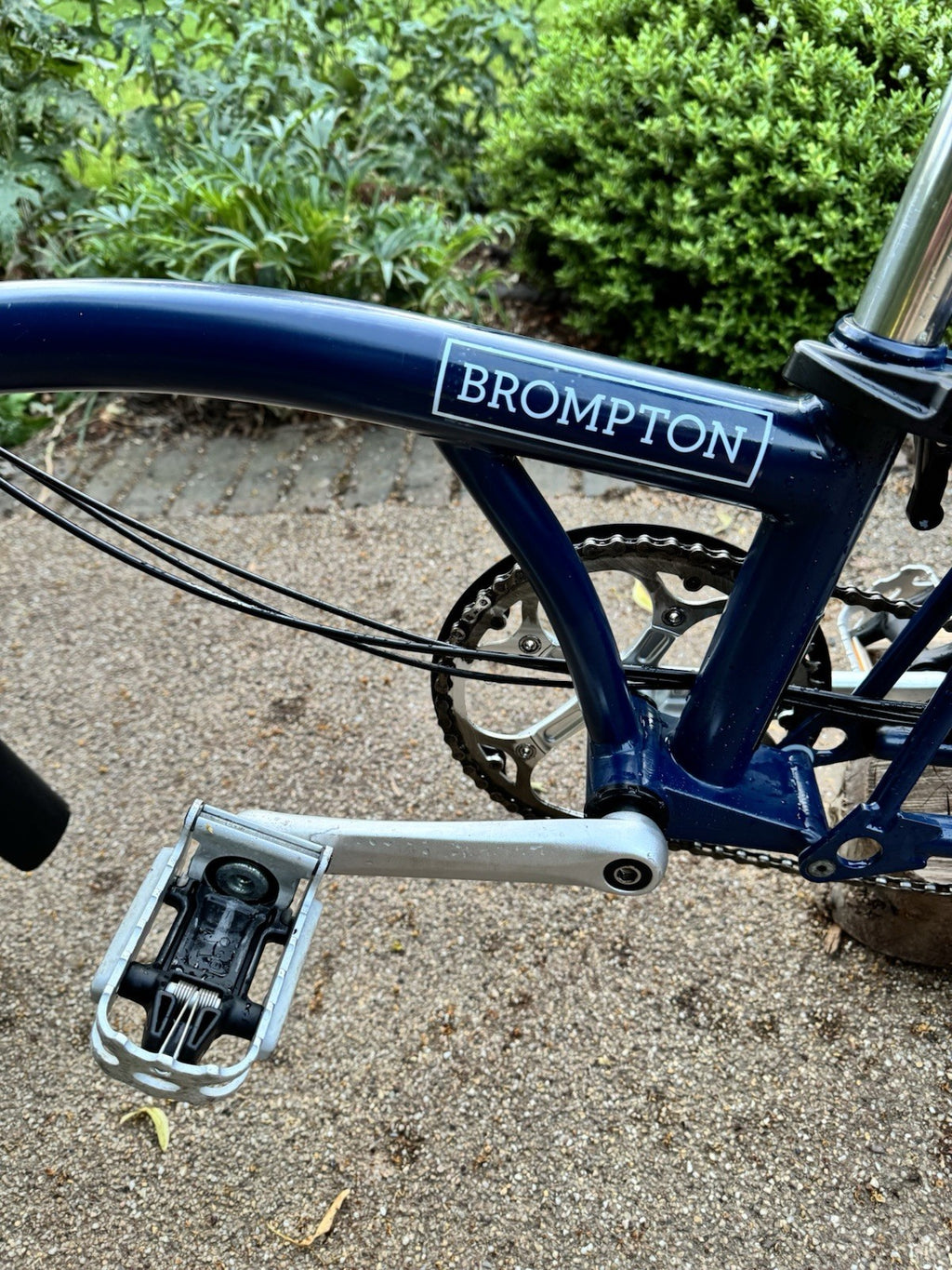 Brompton H6L Folding Bike In Tempest Blue Excellent Condition