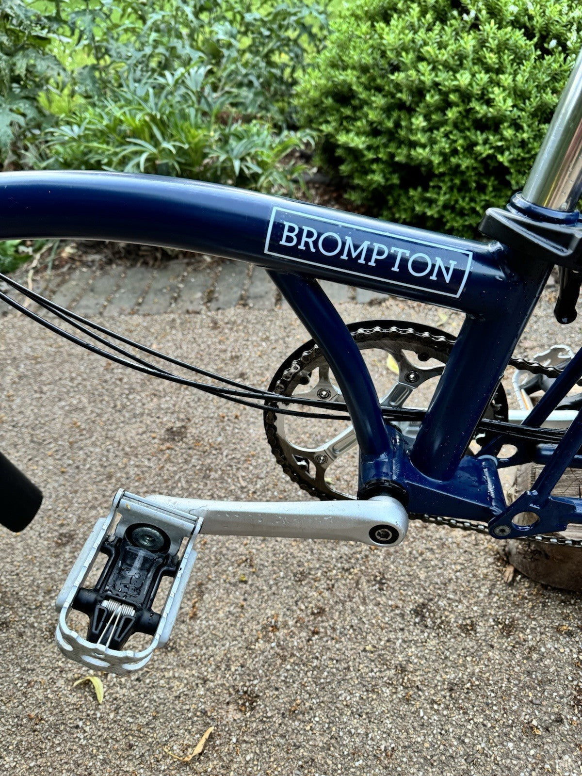Brompton H6L Folding Bike In Tempest Blue Excellent Condition