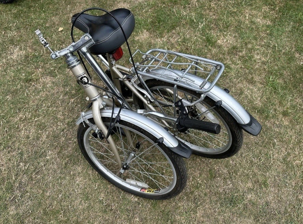 Ammaco Unisex City Folding Bike 20 Inch 6 Speed Bicycle Beautiful Color