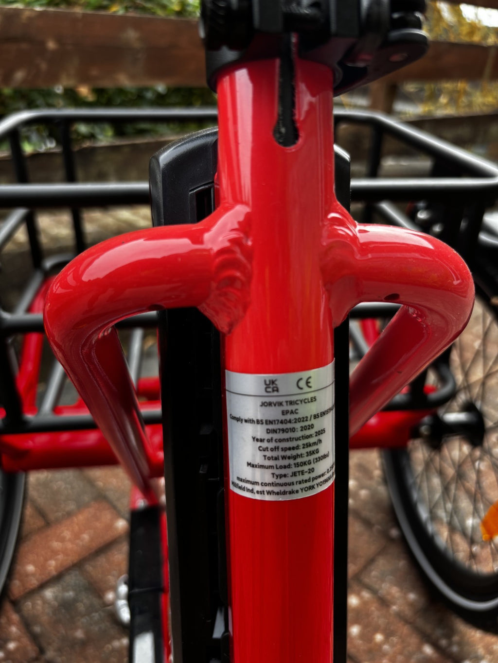 Jorvik Elite Electric Folding Tricycle JET-E20