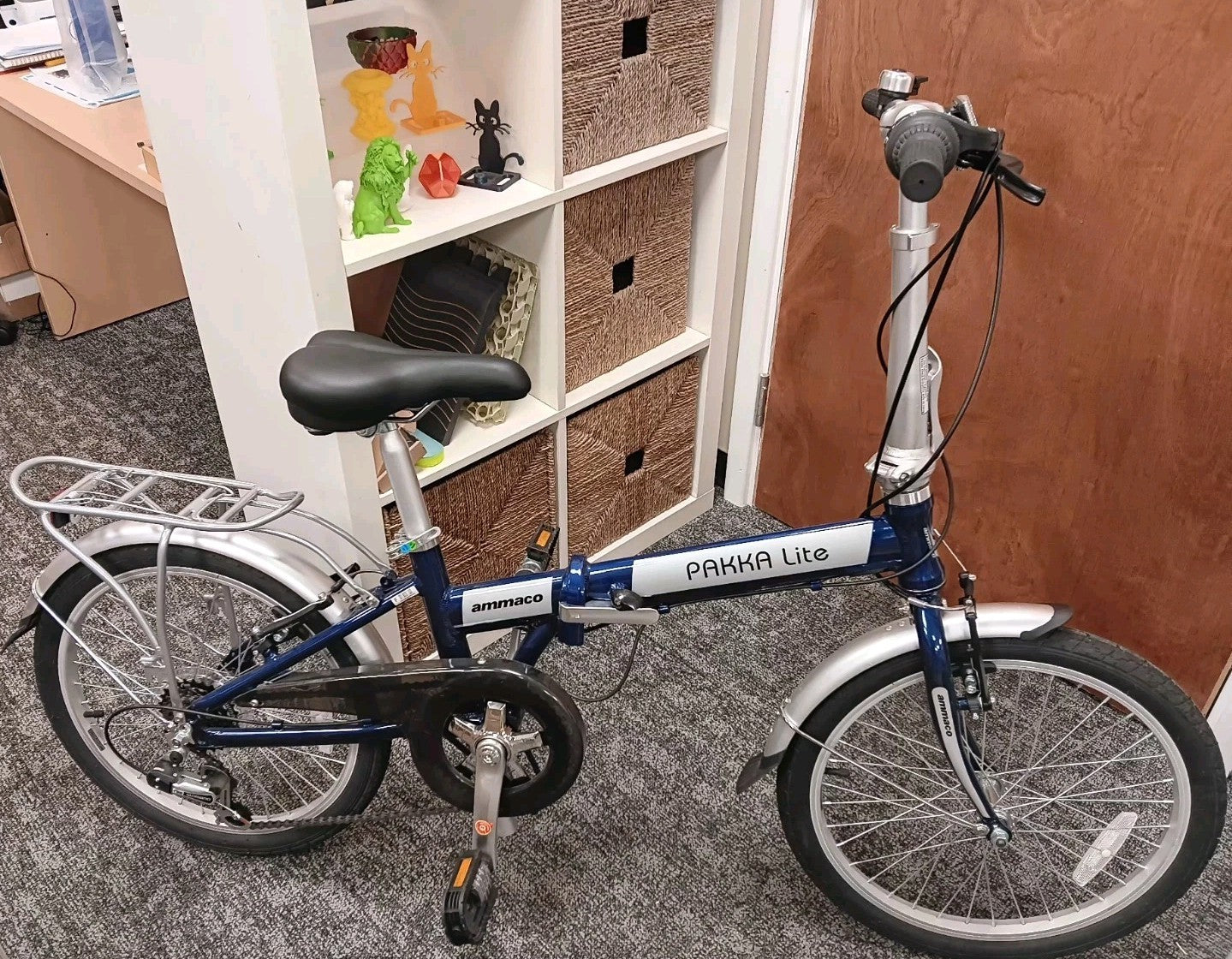 Ammaco Pakka Lite 20 Inch Wheel Folding Bike Blue (Southend)