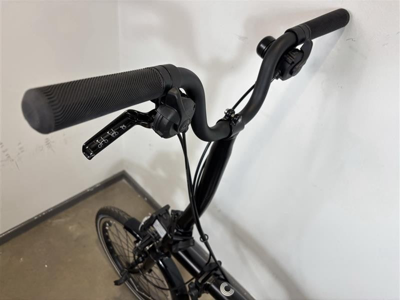 Brompton C Line 6 Speed 2023 Mid Handlebar Folding Bike - Matt Black