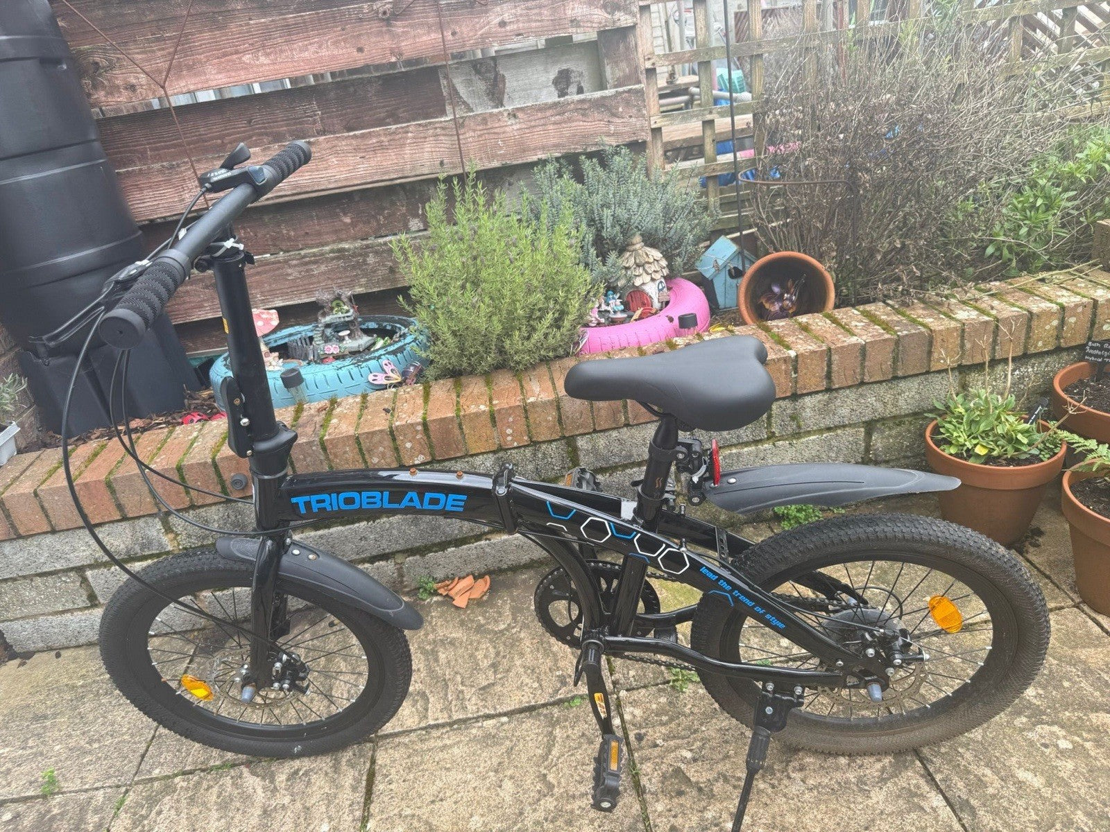 TRIOBLADE 20 Inch Folding Bike for Adult 7-Speed
