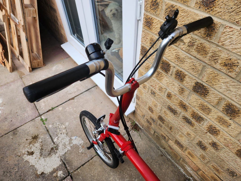 Vintage 2006 Brompton M3E Folding Bike - 3 Speed - Red - Classic M-Bars