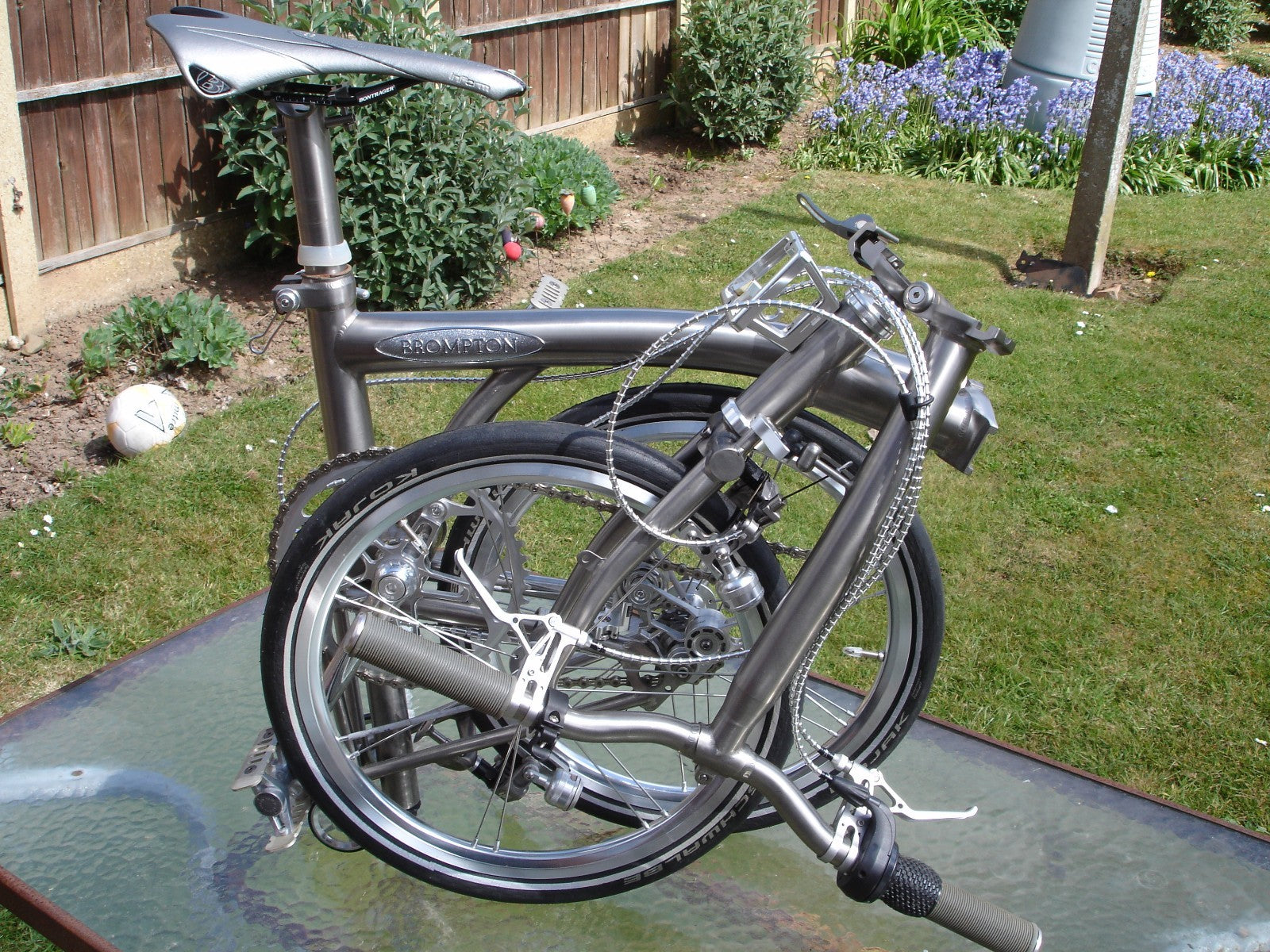 Brompton Project Bike S3E-X Superlight Polished Titanium   7.23 KG  Bicycle