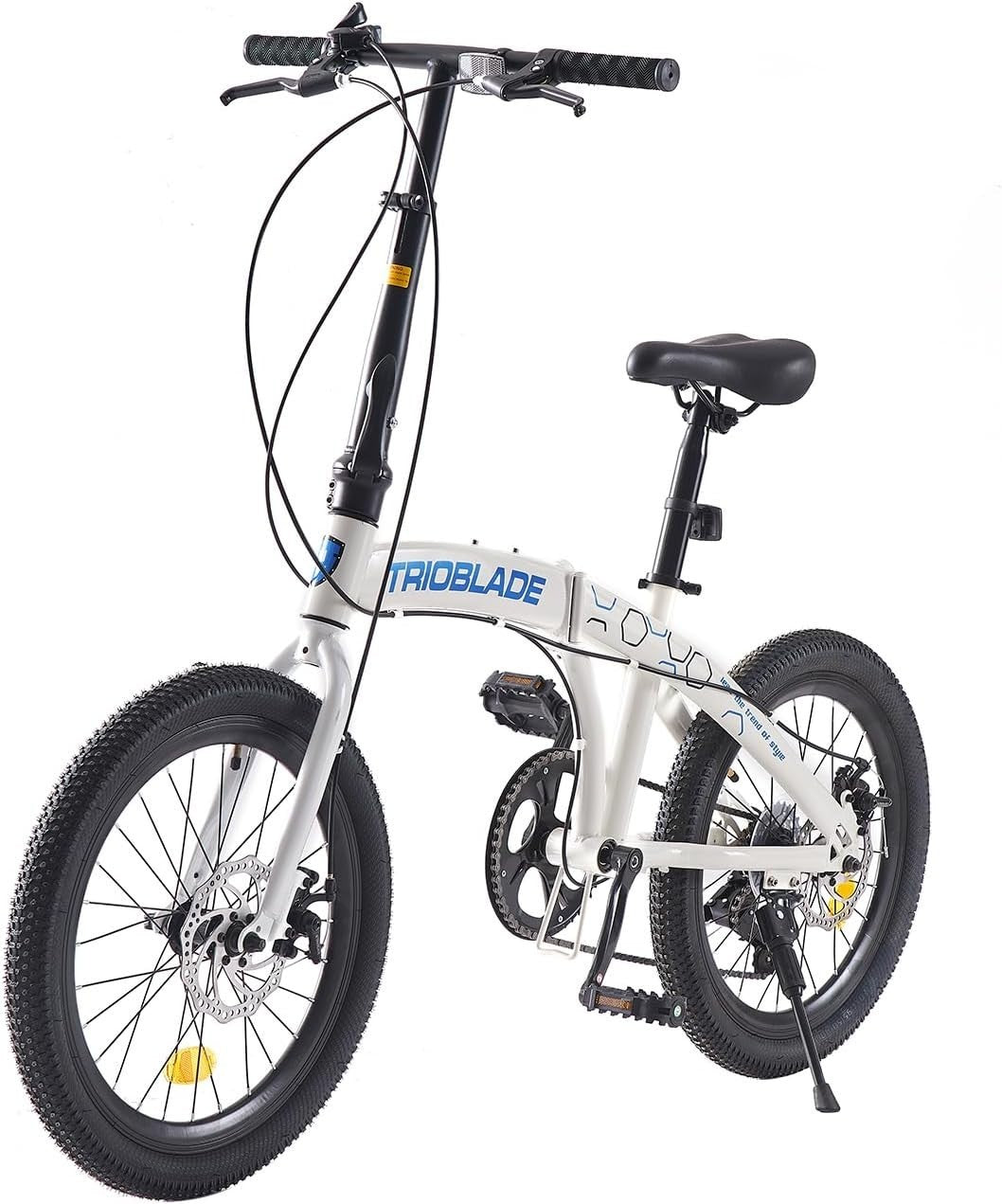 20" Folding Mountain Bike 7-Speed Disc Brake Lightweight for Adults