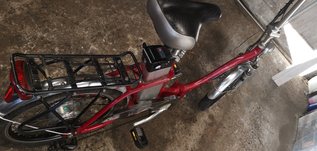 PRO-RIDER 20in E-Folding Bike 250W 36V 25km/h red