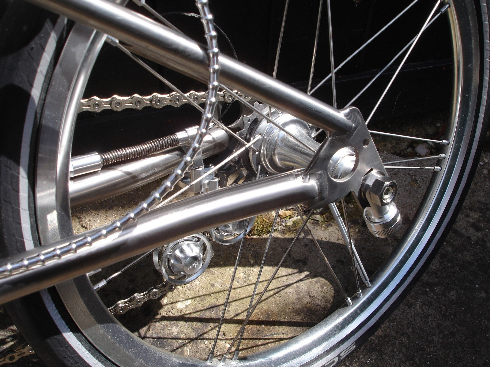 Brompton Project Bike S3E-X Superlight Polished Titanium   7.23 KG  Bicycle