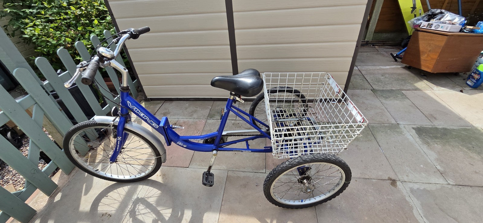 Viking Adult Trike Tricycle Bike Folding 6 Speed Shimano 20" Wheels Basket