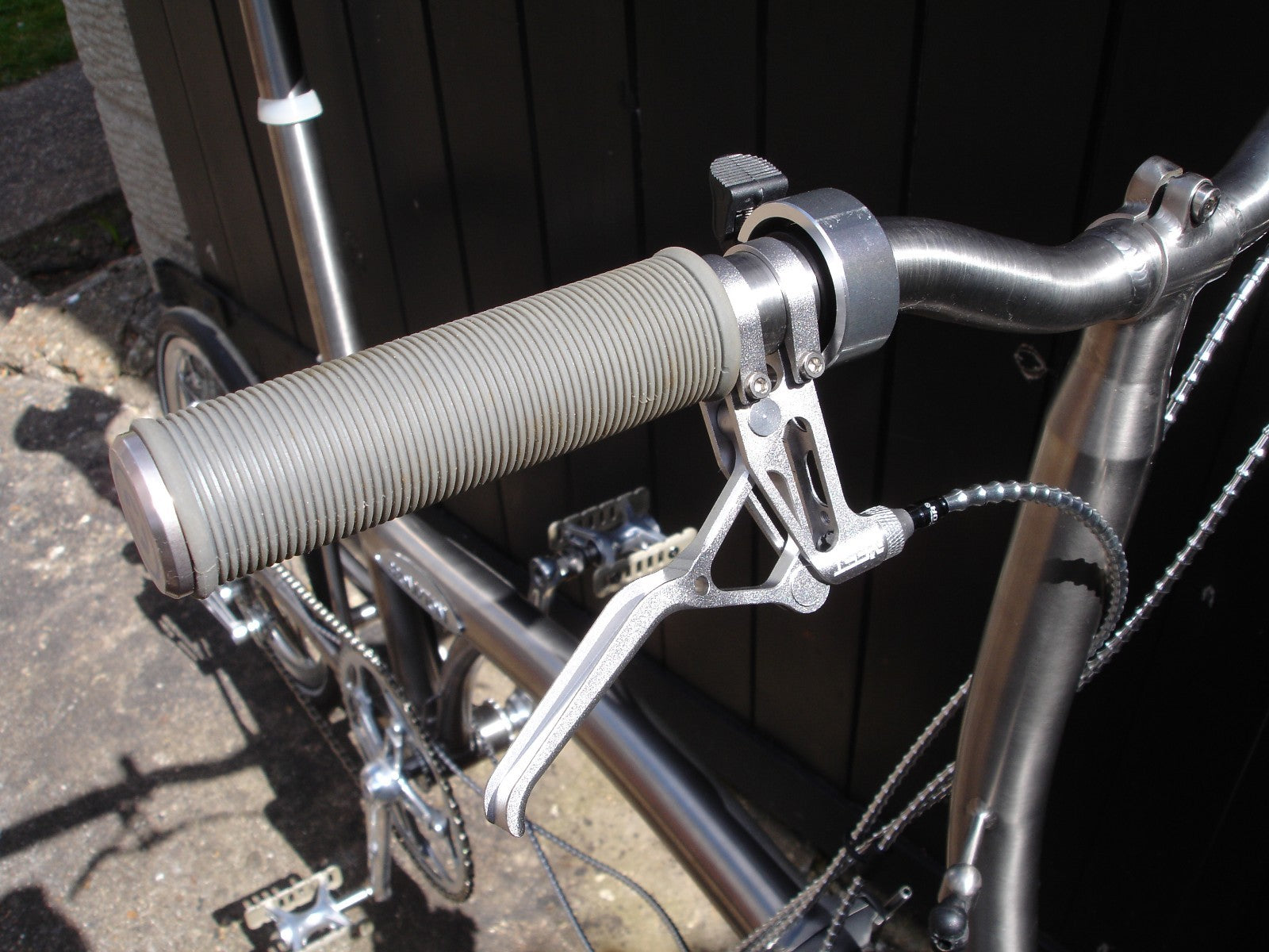 Brompton Project Bike S3E-X Superlight Polished Titanium   7.23 KG  Bicycle