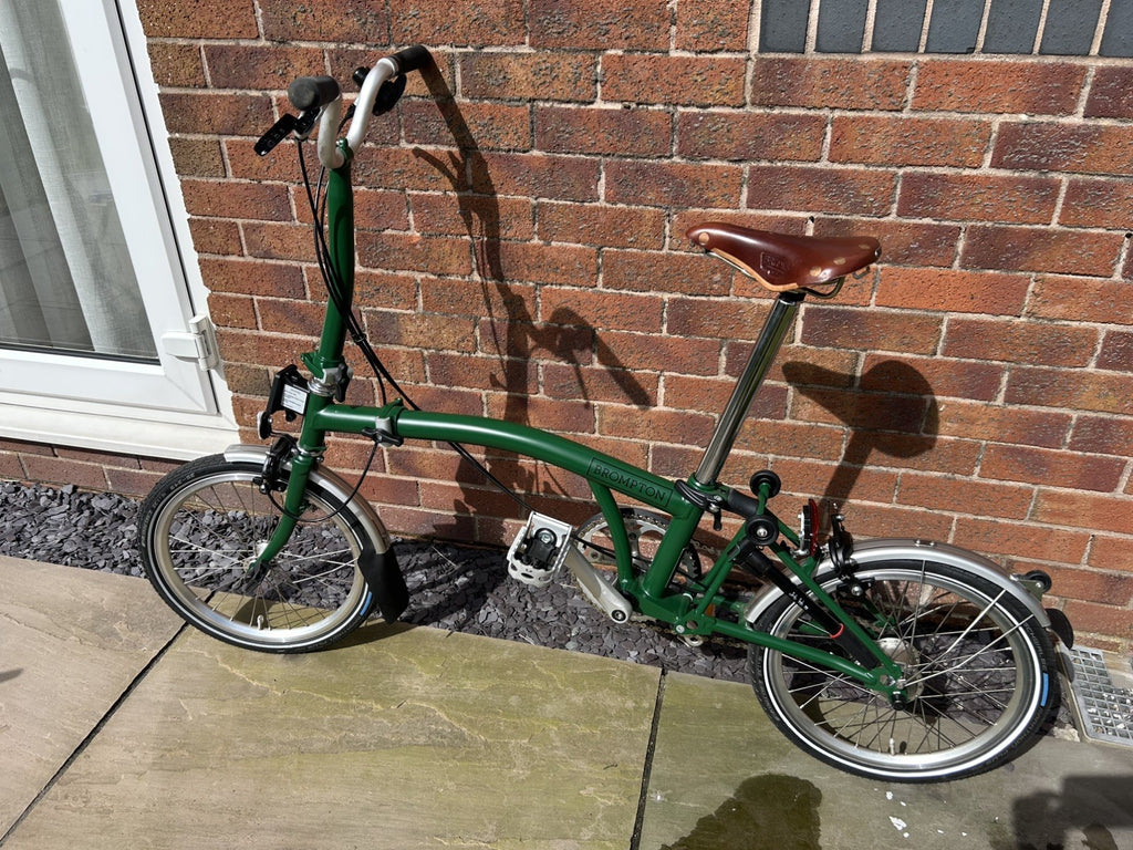 Brompton M3L Folding Bike 2019 Racing Green 3 Speed