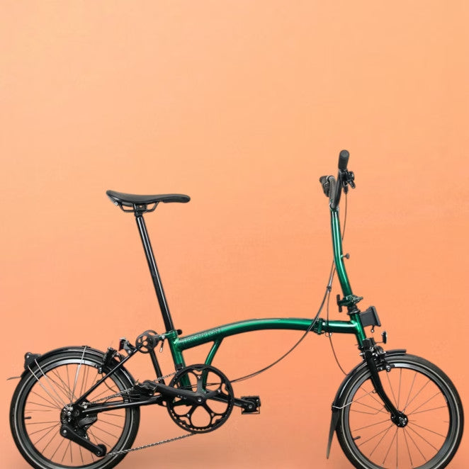 USED ONCE Brompton P Line Urban - Emerald Green