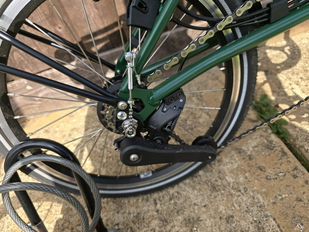 Brompton C Line 12-Speed hi Bar 2026 Racing Green Folding Bike