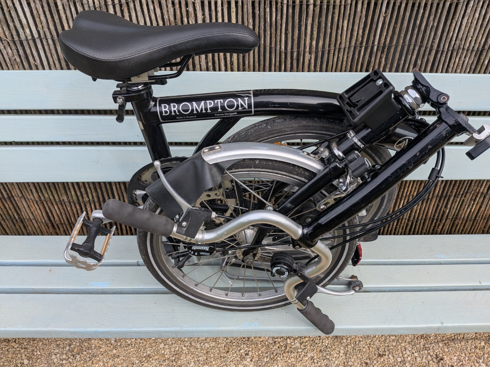 Classic Brompton Folding Bike Folder 3-Speed, Black, Upgraded (=M3R)