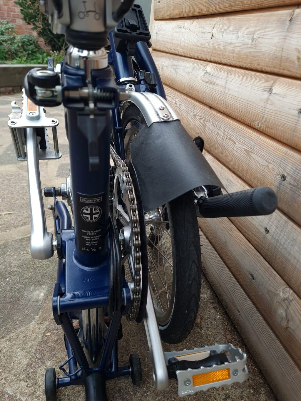 Brompton M6L Folding Bicycle Tempest Blue used in great condition + pump + docs
