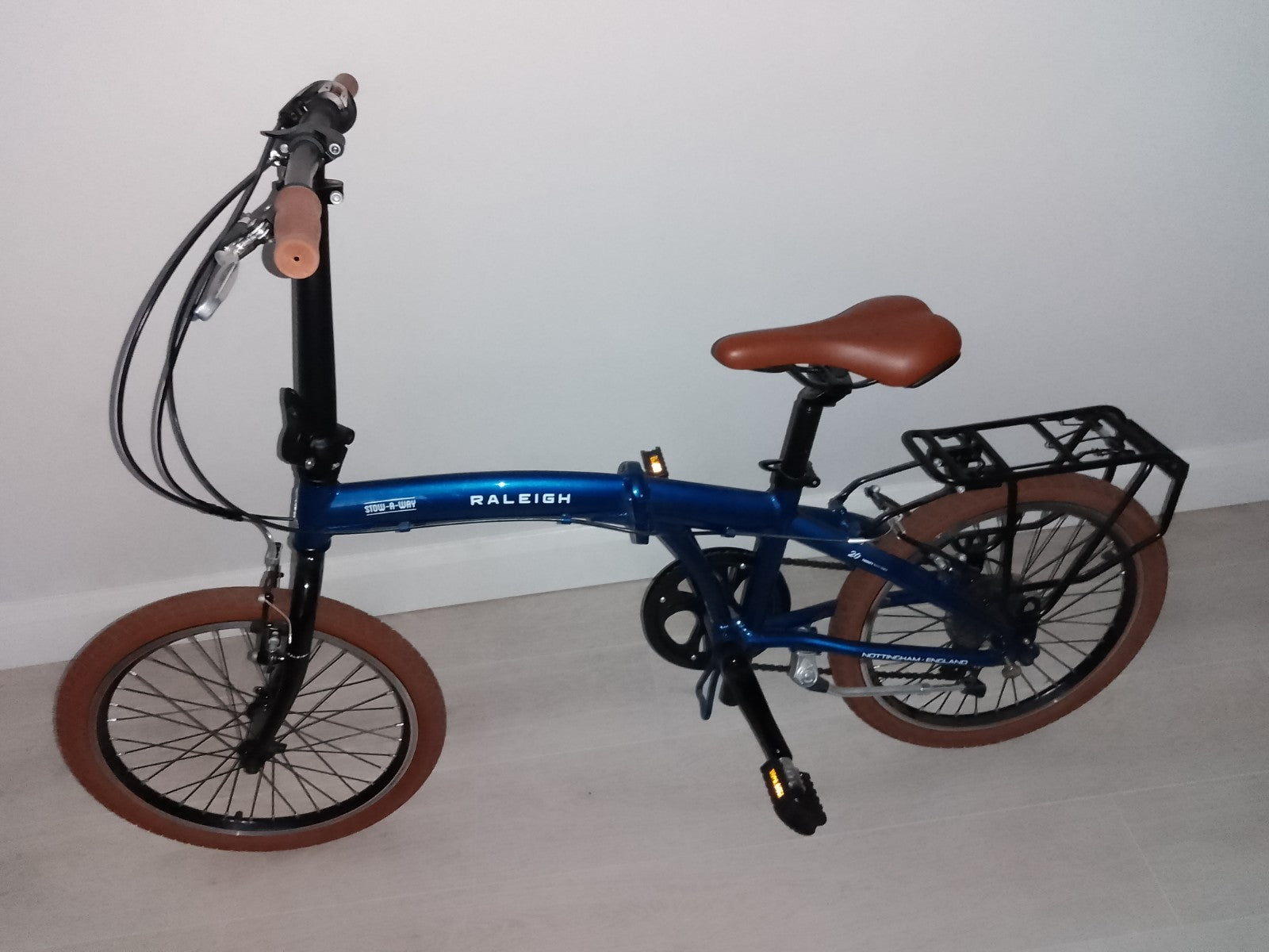 raleigh stowaway folding bike bicycle bikepacking touring