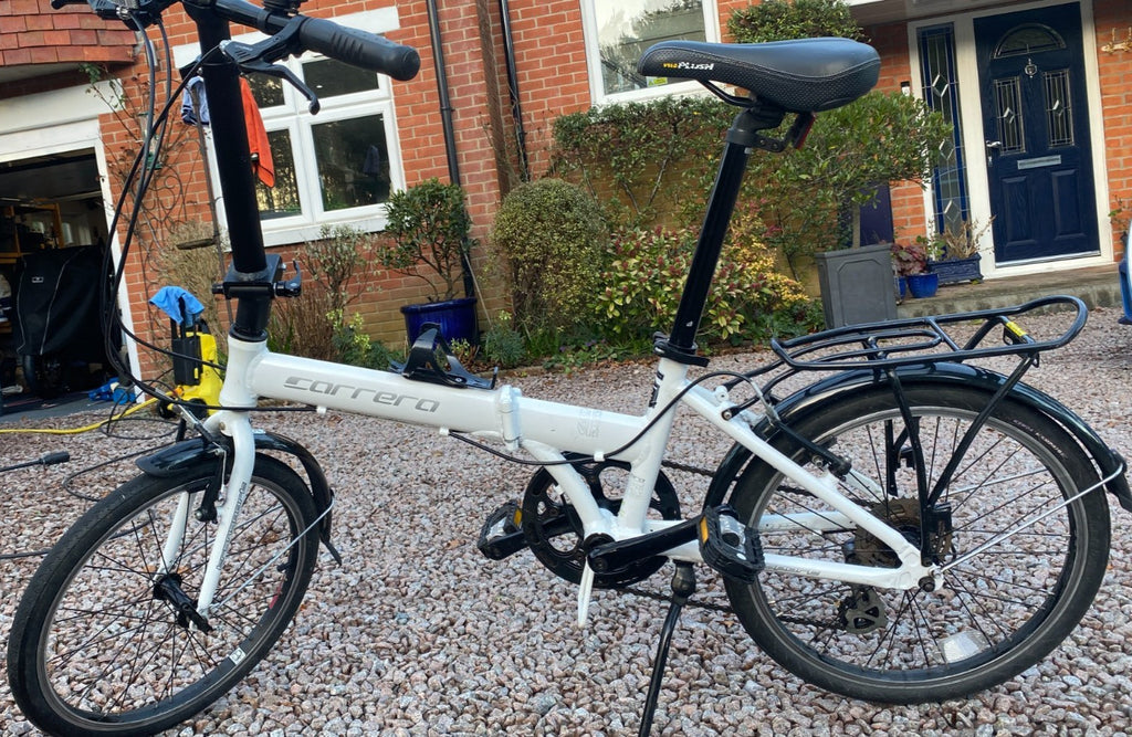 Carrera Transport 8-Gear Folding Bike Lightweight Aluminium